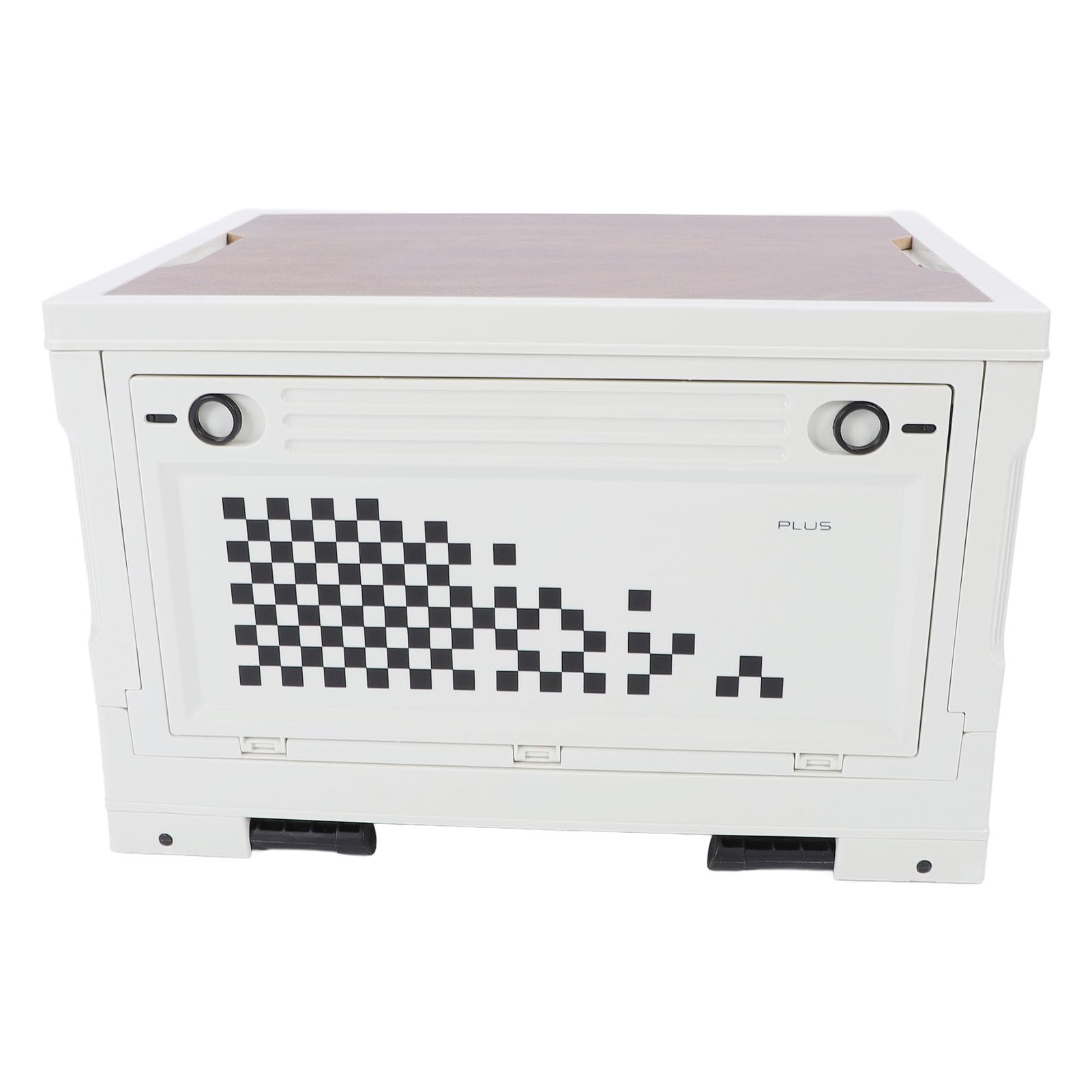 SUNGOOYUE Zusammenklappbare Aufbewahrungsbox für Camping, PP und Density Board, Zusammenklappbare Aufbewahrungsbox, 4-Zugang, Multifunktions-Organizer für Outdoor-Reisen, Camping, Familie, Auto