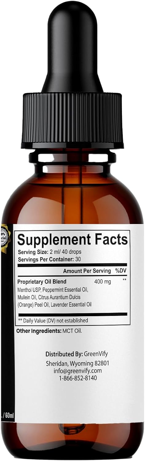 Ultra Lungs Respiratory & Lung Health Drops, Peppermint Flavor, 2 fl oz (3)