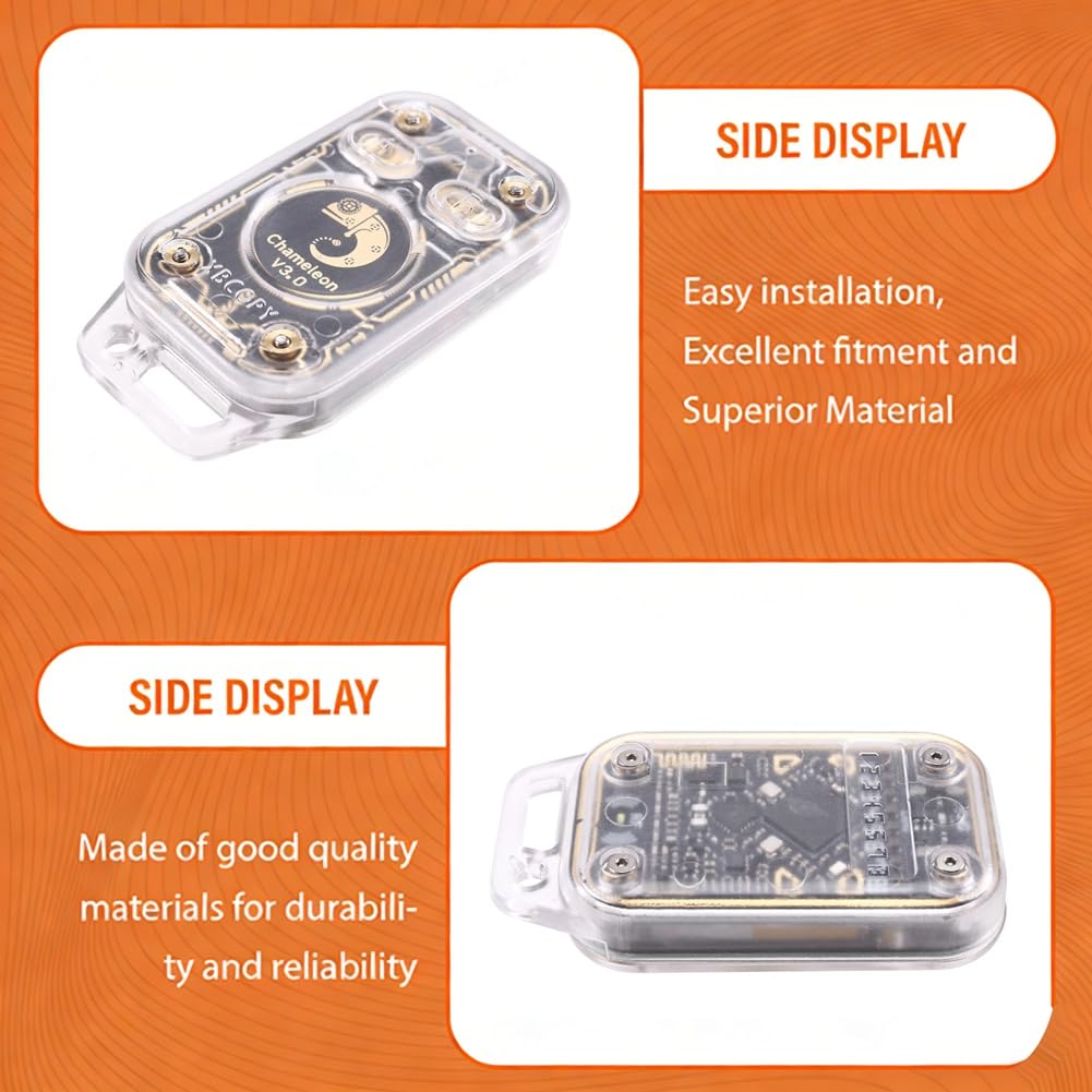 Chameleon V3.0 RFID Lector de Chips Inteligentes 125K 13.56M NFC Read Writer con 5 Llaveros UID