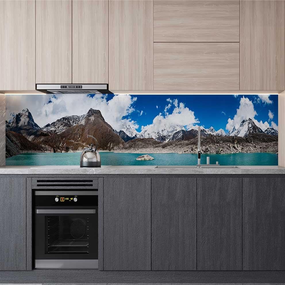 Mutfak Tezgah Arası Folyo Fayans Kaplama Folyosu Himalaya 60x300 CM