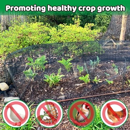 Mosquito Netting,10 × 50 Ft Mosquito Mesh Screen for Patio,Fly Insect Bird Net Barrier Garden Mesh Netting for Protect Vegetables Fruits from Birds Bugs