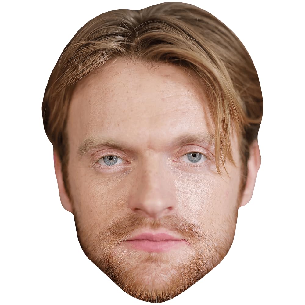 Celebrity Cutouts Lifelike Finneas O'connell (Stoic) Celebrity Mask, Flat Card Face, Fancy Dress Mask