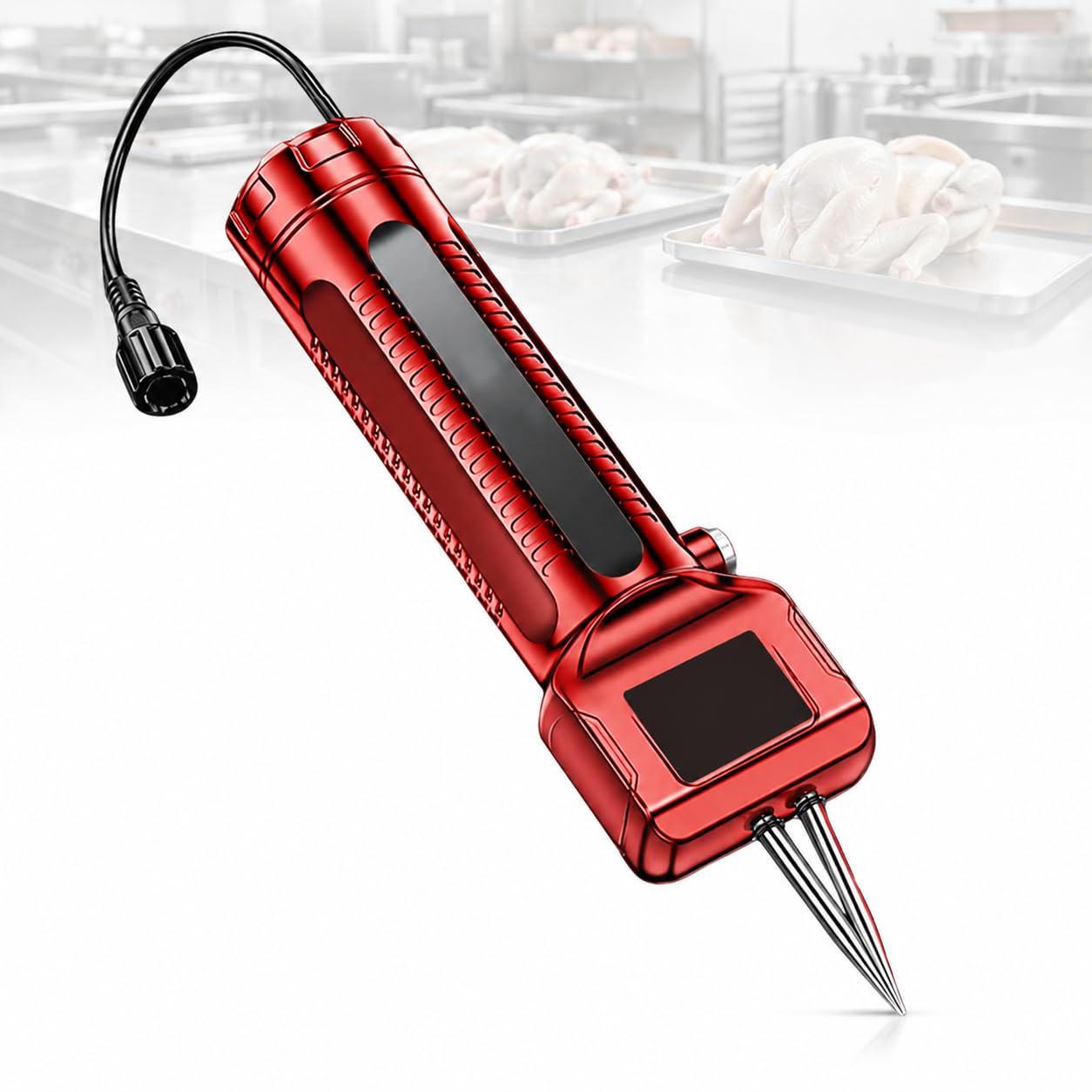 Máquina eléctrica de pollo, desplumadora de aves de corral de mano con cono de acero inoxidable, motor de cobre puro para una rápida eliminación de plumas de ganso, pavo, pato