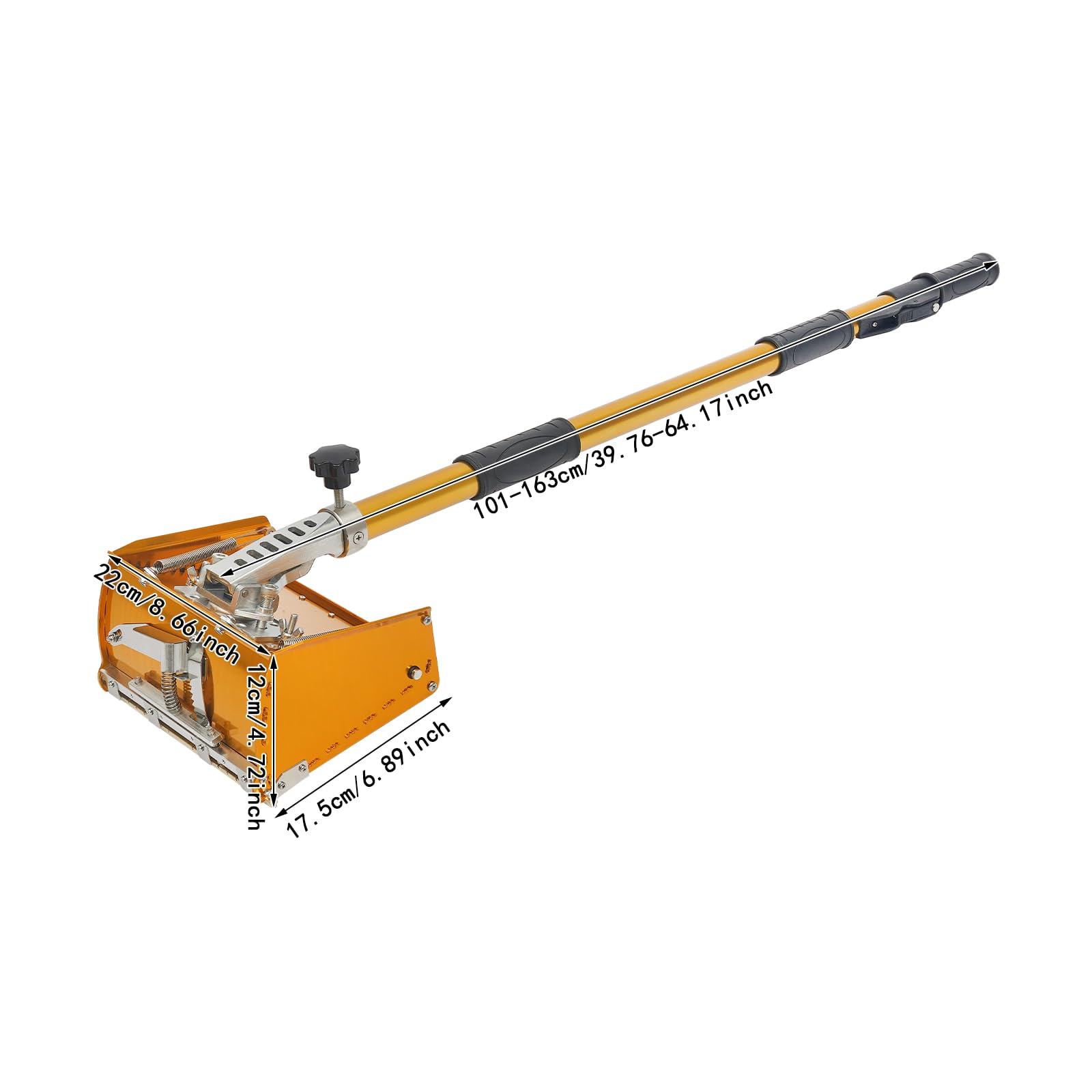 Truelle de cloison sèche réglable de 20,3 cm pour cloison sèche (jaune)