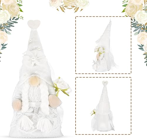 Miniatura 2 de Engagement Gifts for Couples - Bride and Groom Plush Gnomes for Newly Engaged Couples - Wedding Married Gnomes - Happy Engagement Gifts for Bride -