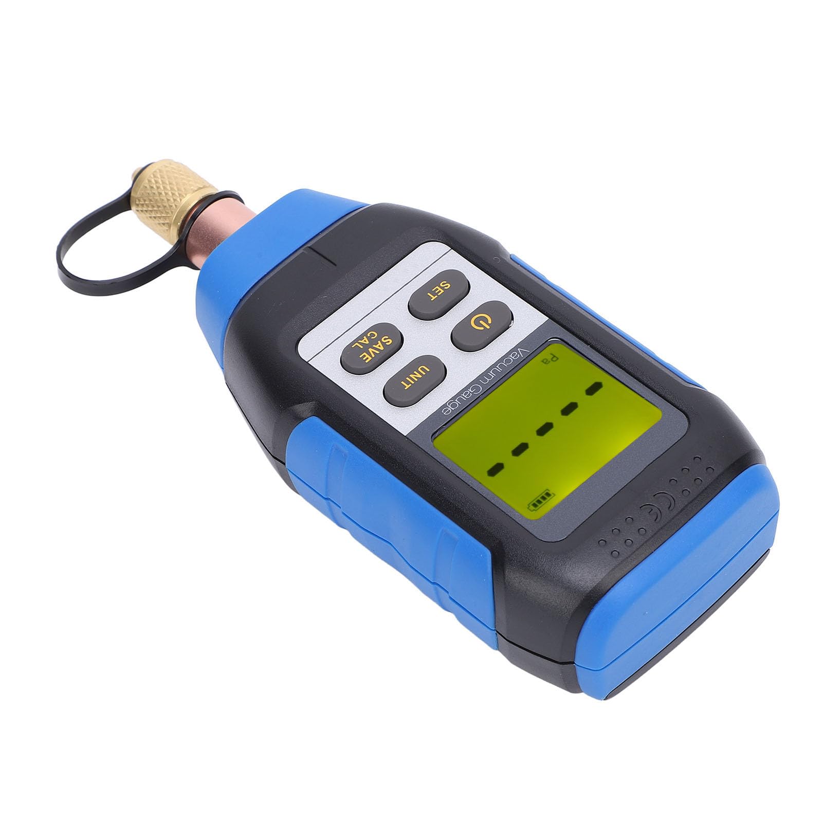 Medidor de vacío XtEvu, medidor de presión de vacío digital con pantalla de 72 psi 0.5 MPa, herramienta de probador de vacío electrónico, instrumento de medición de vacío de mano