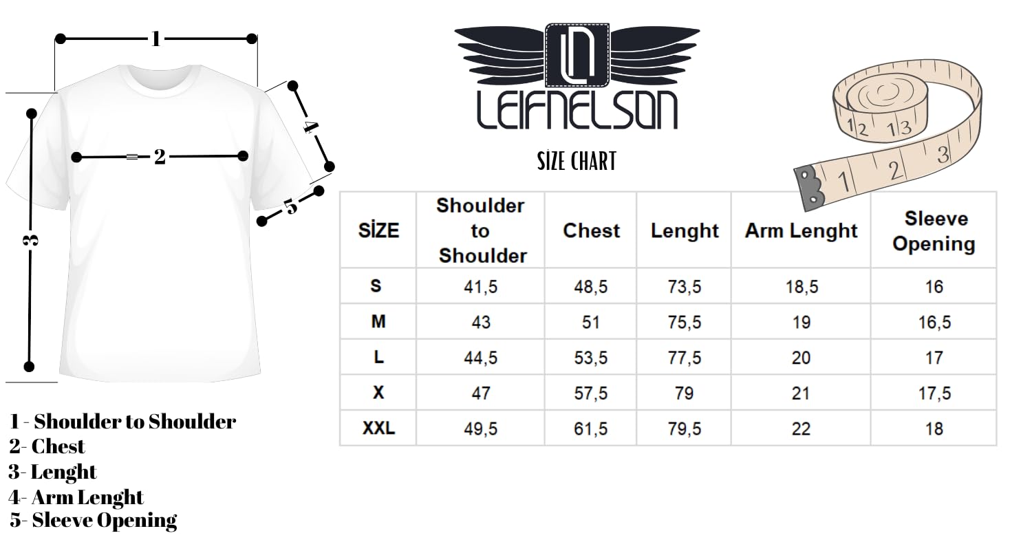 Leif Nelson Maglietta Uomo Estate Girocollo, vestibilità Regolare Maglietta Uomo 100% Cotone, Maglietta Base Uomo Manica Corta