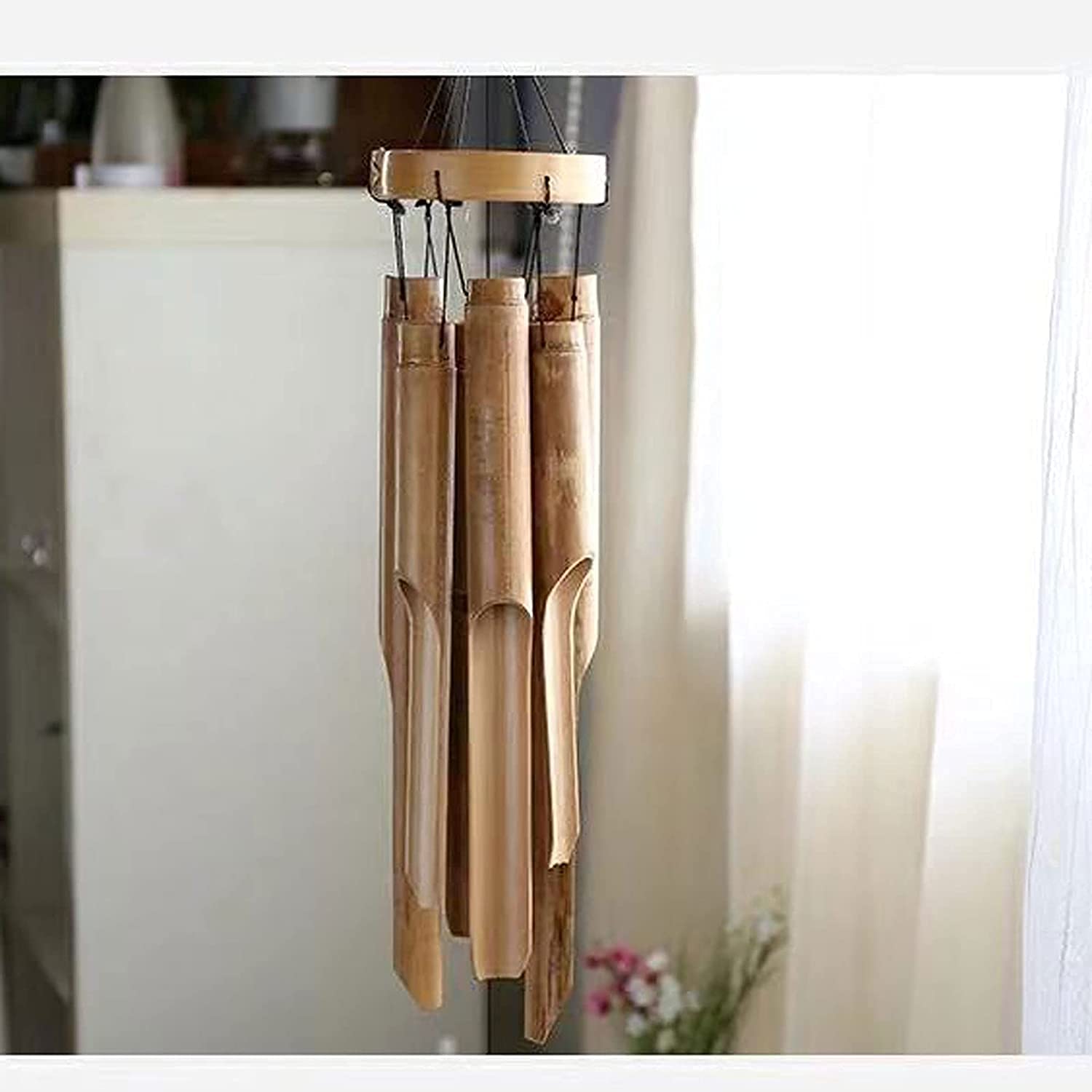 Cloches de vent en bambou JYDQM idée cadeau déco pour maison et jardin extérieur