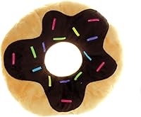 Vista 1 de Snuggle Stuffs Sprinkles Donut - Almohada de felpa de 14 pulgadas (chocolate)