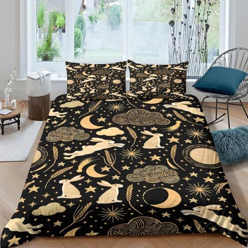 Linge de lit microfibre de qualité supérieure parure résistante Moon Star - 4
