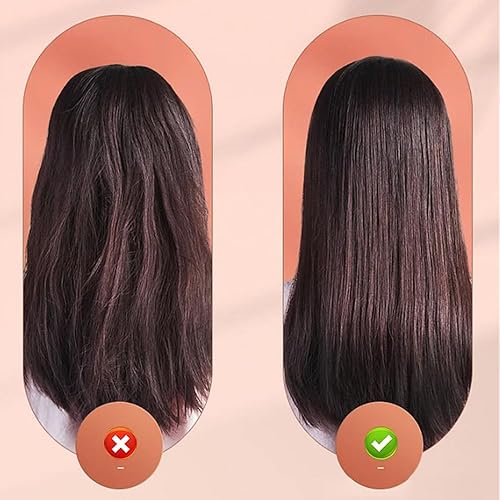 Miniatura 2 de Mini rizador de doble propósito, mini plancha plana 2 en 1, rizador de pelo pequeño recargable por USB para cabello corto y largo (blanco)