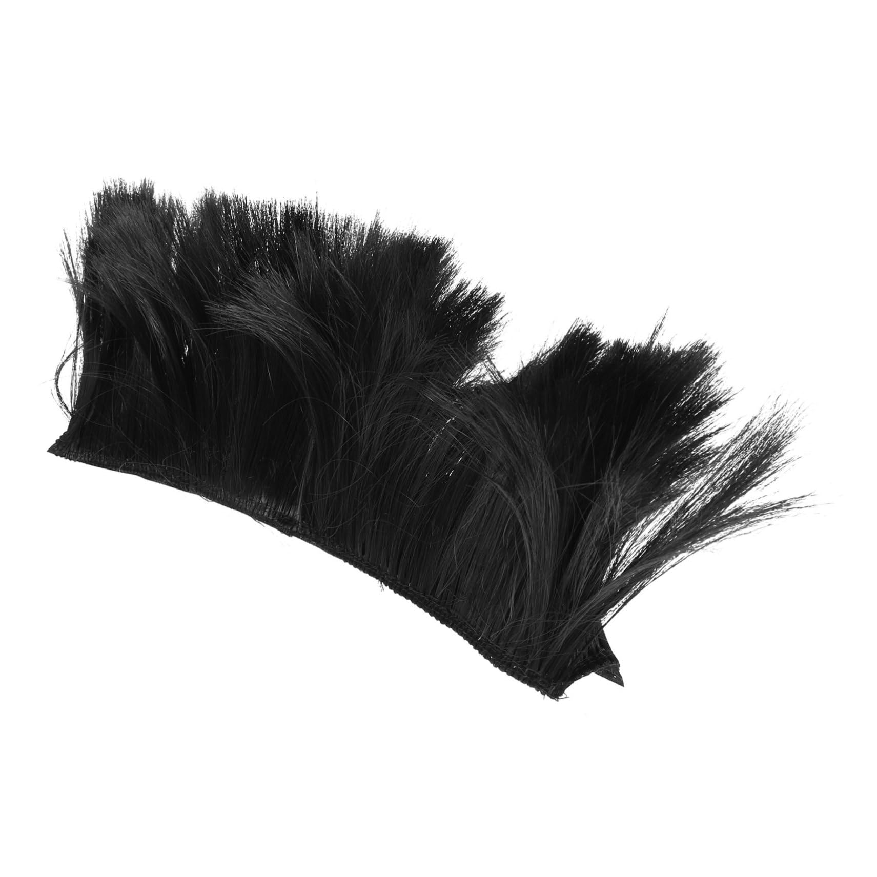 GANAZONO Dress Wig Scooter Helmets Service Pad Youth Locks for Motorcycles Modular Chemical Fiber Black