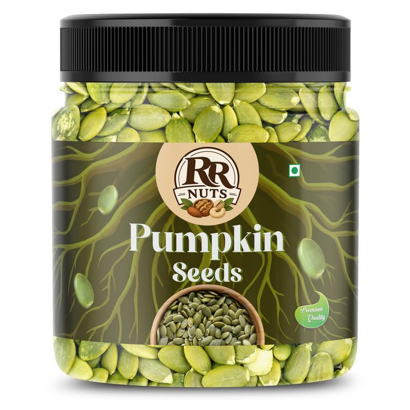 Image of RR NUTS Pumpkin Seeds 1KG | Raw Seeds for Eating | Immunity Booster and Protein Rich Seeds | Healthy Diet Snacks | Zero cholesterol & trans fat