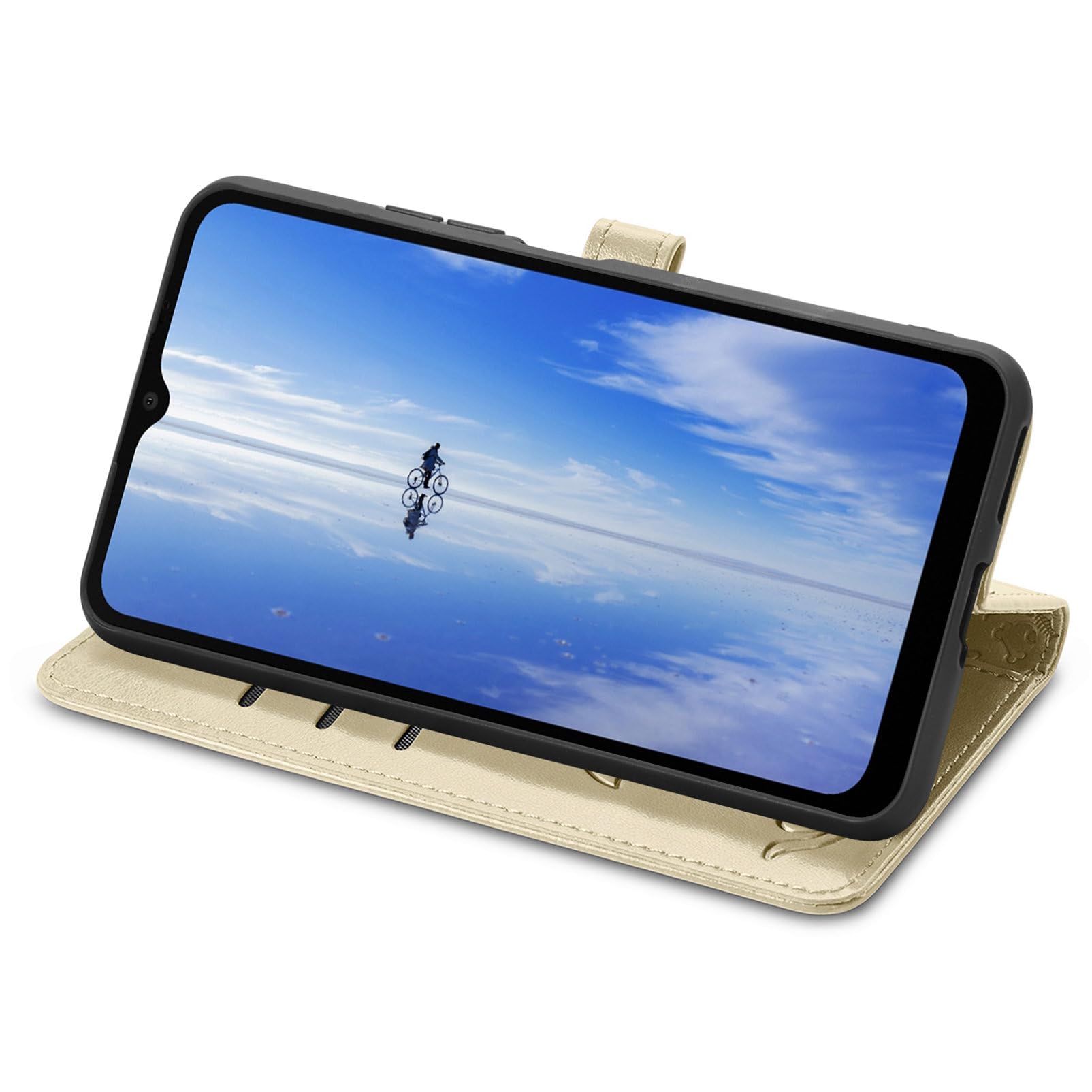 Amazon.co.jp: 対応 らくらくスマートフォン F-53E 用 ケース 手帳型 F