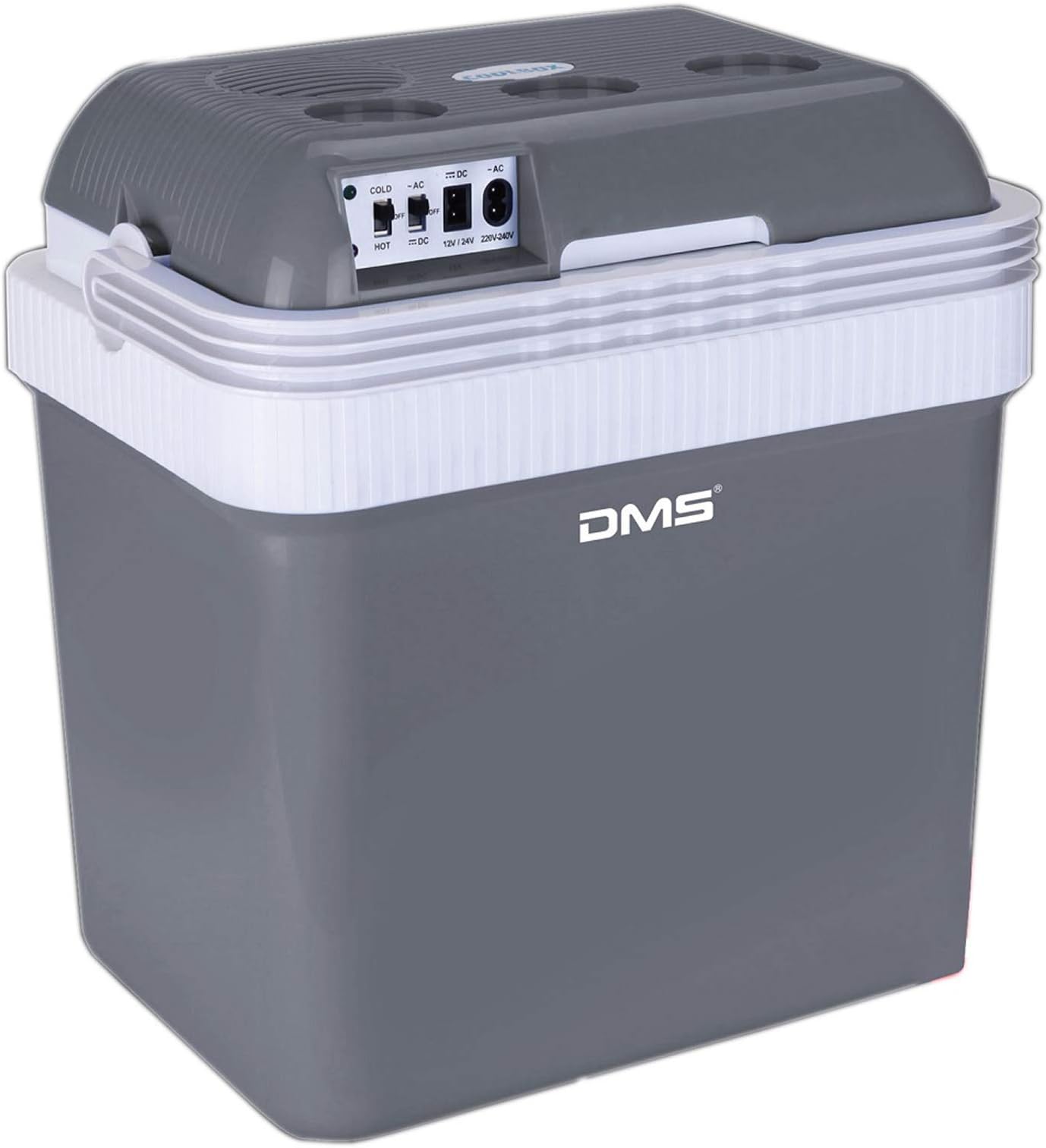 DMS® cool bag, lunch box, freezer bag, 25l, drink box, heat box, 12-24V, for trucks and Cars, suitable for cooling and warming.