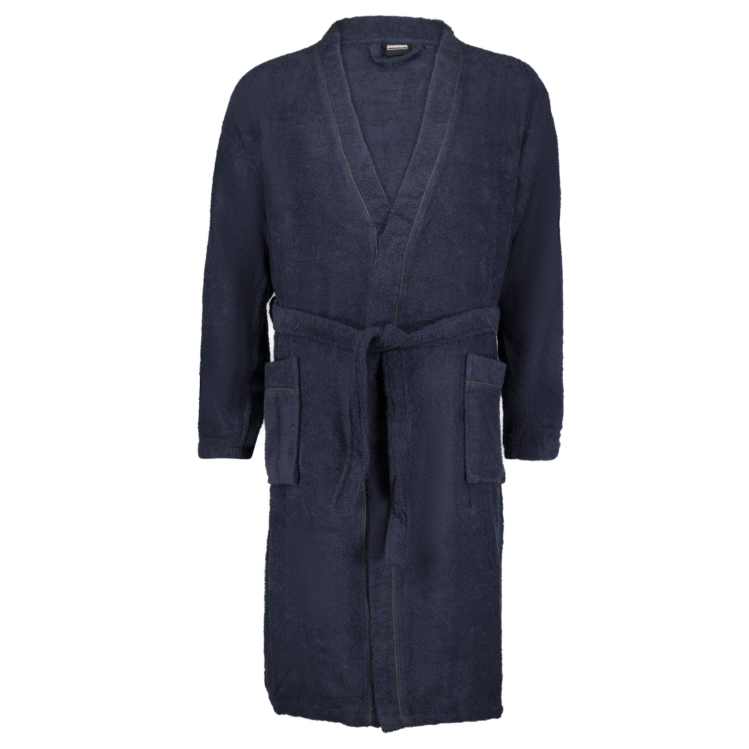 ADAMO Bademantel für Herren in Navy große Größen 2XL-12XL