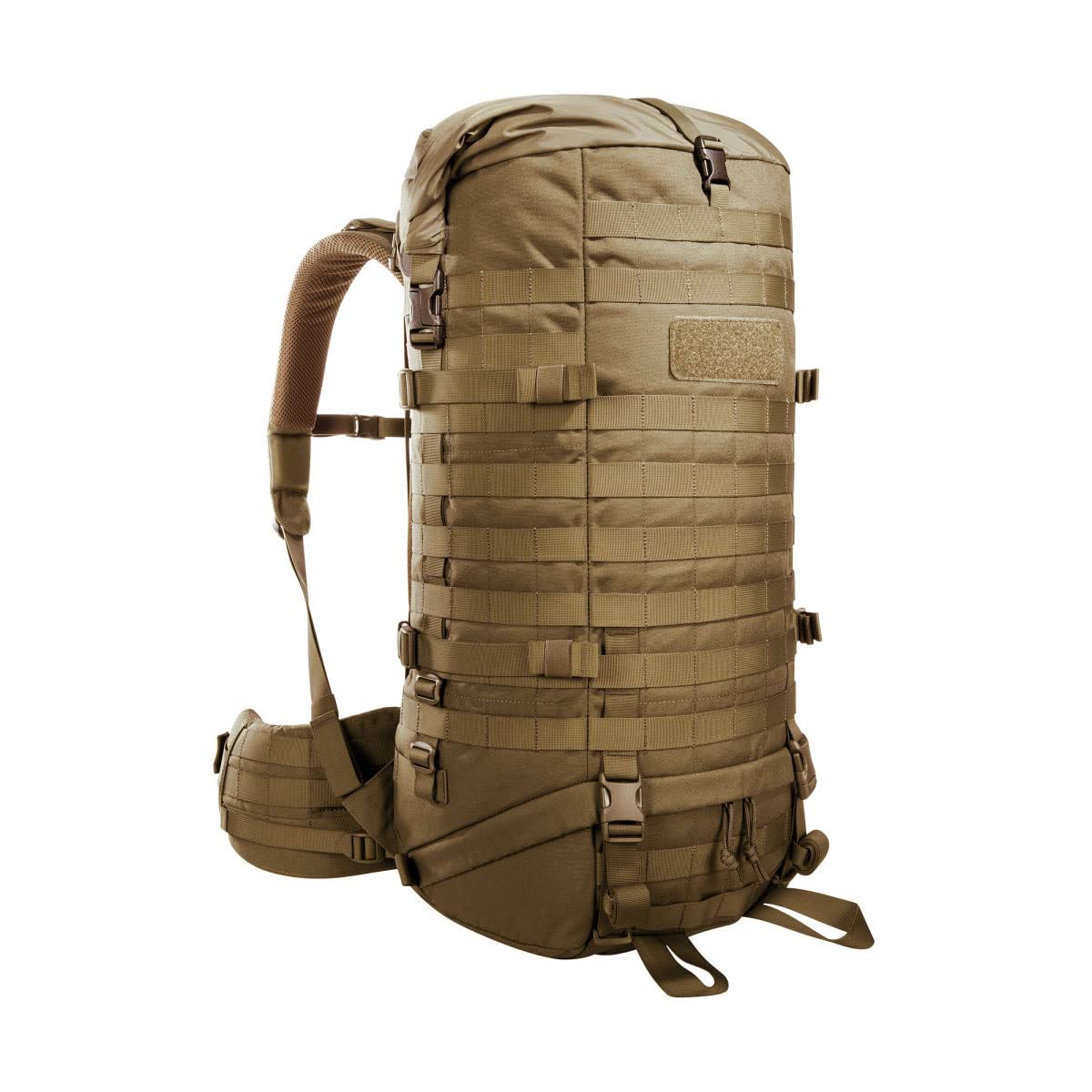 Tasmanian Tiger TT Base Pack 52 Mochilas modulares extensibles de 52 L a 65 L de volumen, mochila de trekking con sistema Molle y cinturón de cadera desmontable