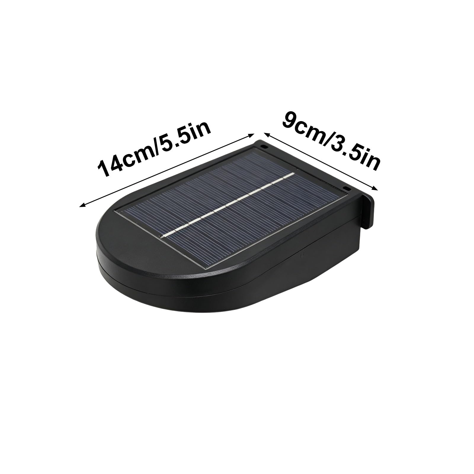 Aplique Solar Impermeable for Exteriores con Iluminación Cálida; Adecuado for Pilares de Patio, Vallas y Carteles con Números de Casas(*4)