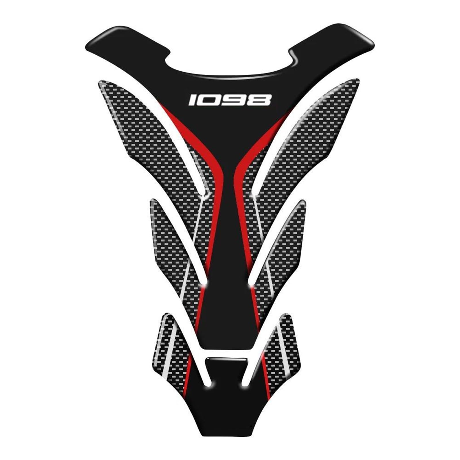 Motorcycle Protector Decals Case Tankpad Stickers Accessories for Ducati for Streetfighter 1098 1098R 1098S(Style 2)