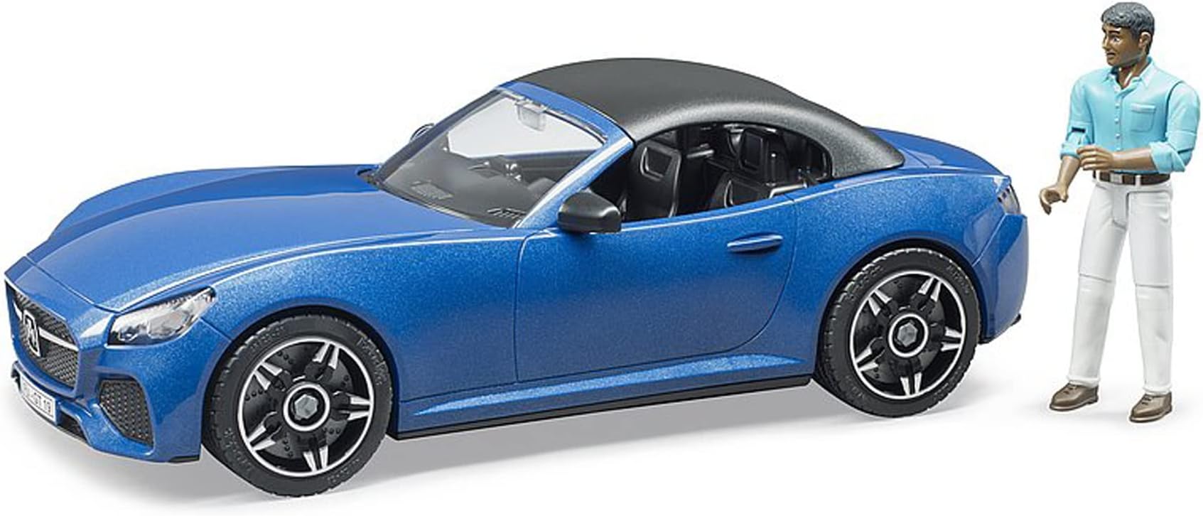 Roadster with Driver - Blue