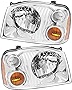 For Nissan Frontier XE,Base Headlights Lamps Set 2001 2002 2003 2004 Halogen Driver and Passenger Side