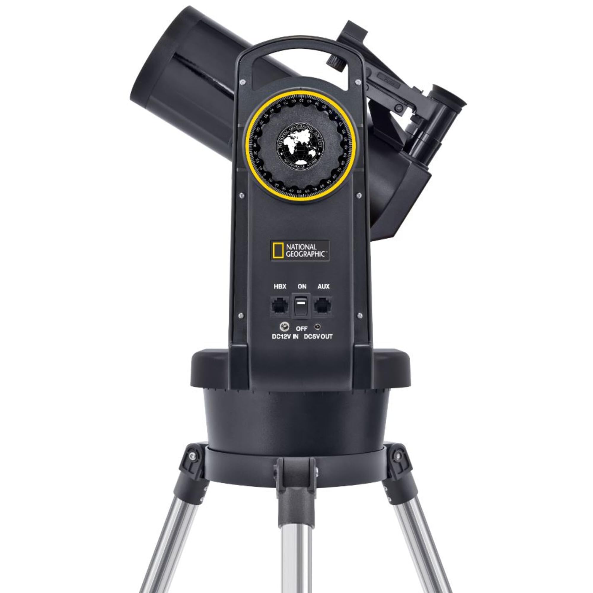 National Geographic Maksutov Cassegrain Automatic Telescope, 90 mm x 1250 Size, Black
