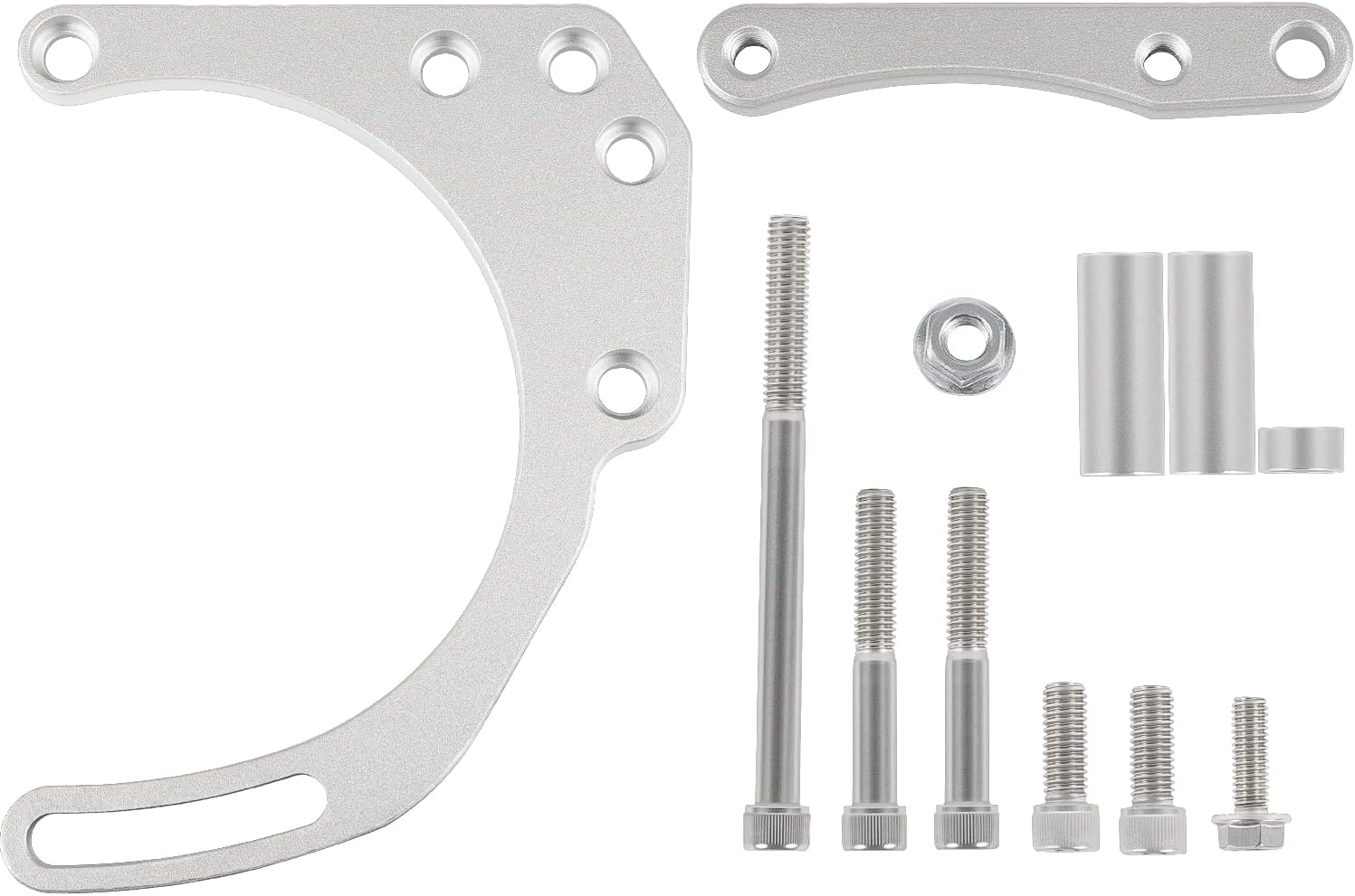 For SBC LWP Alternator Bracket Double Hump Heads Adjustable Kit for Small Chevy 305