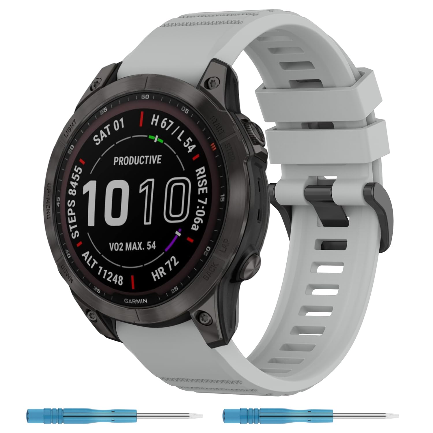 Nacorulu Compatible With Garmin Fenix 7 Sapphire Solar Band, 22mm Replacement Bands for Fenix 7 / Fenix 7 Solar/Fenix 6 / Fenix 6 Pro Solar/Fenix 6 Sapphire-picture-19