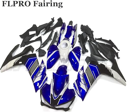 Miniatura 2 de FLPRO - Kit completo de carenado de plástico ABS azul brillante para Yamaha R25 R3 2014 2015 2016 2017 2018 YZF-R3 R25 14-18 inyección motocicleta