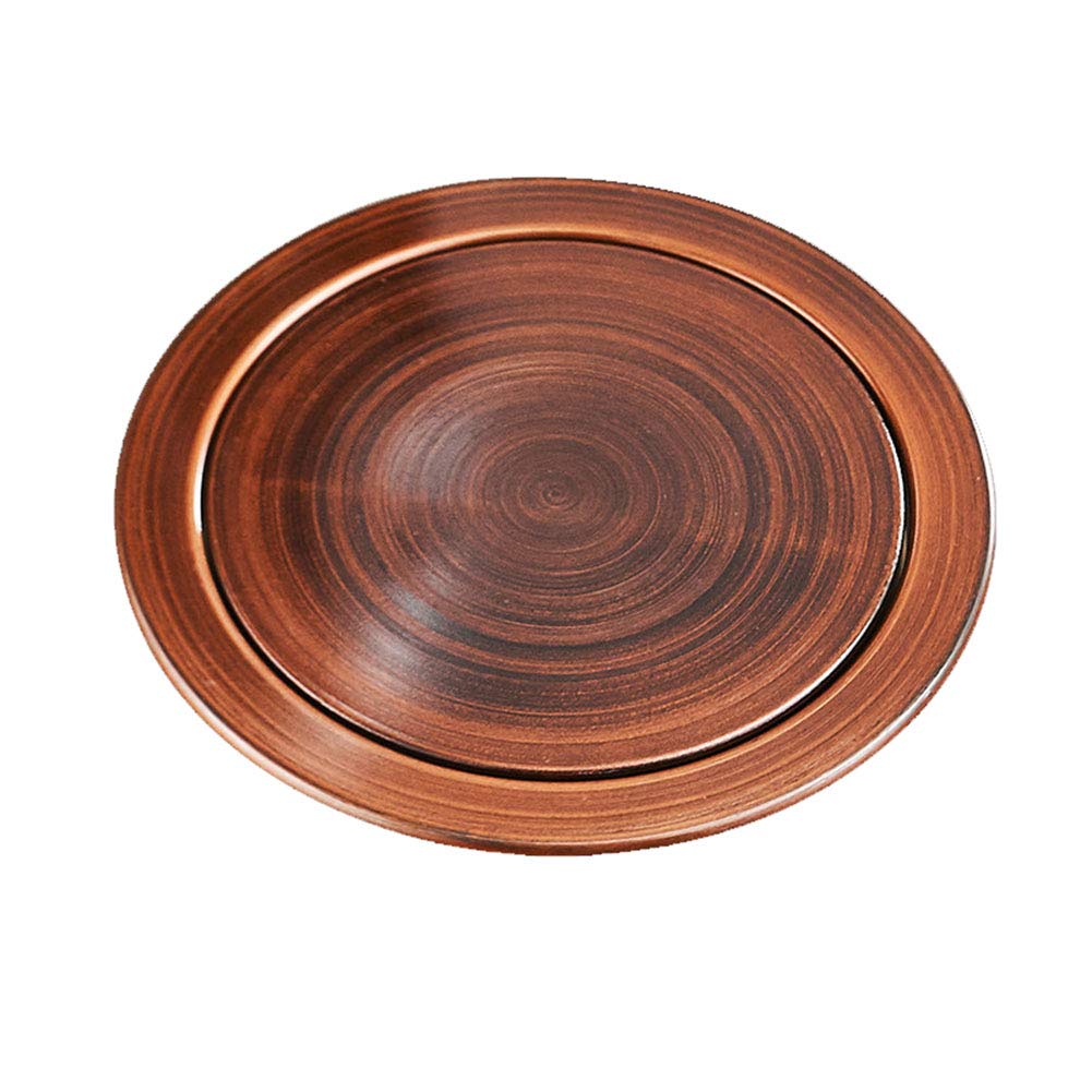 stainless steel bin lid, Trash Bin Built-In Balance Flap Cover Lid, Countertop Stainless Steel Grommet Recessed Can Lid，Brown(Brown)
