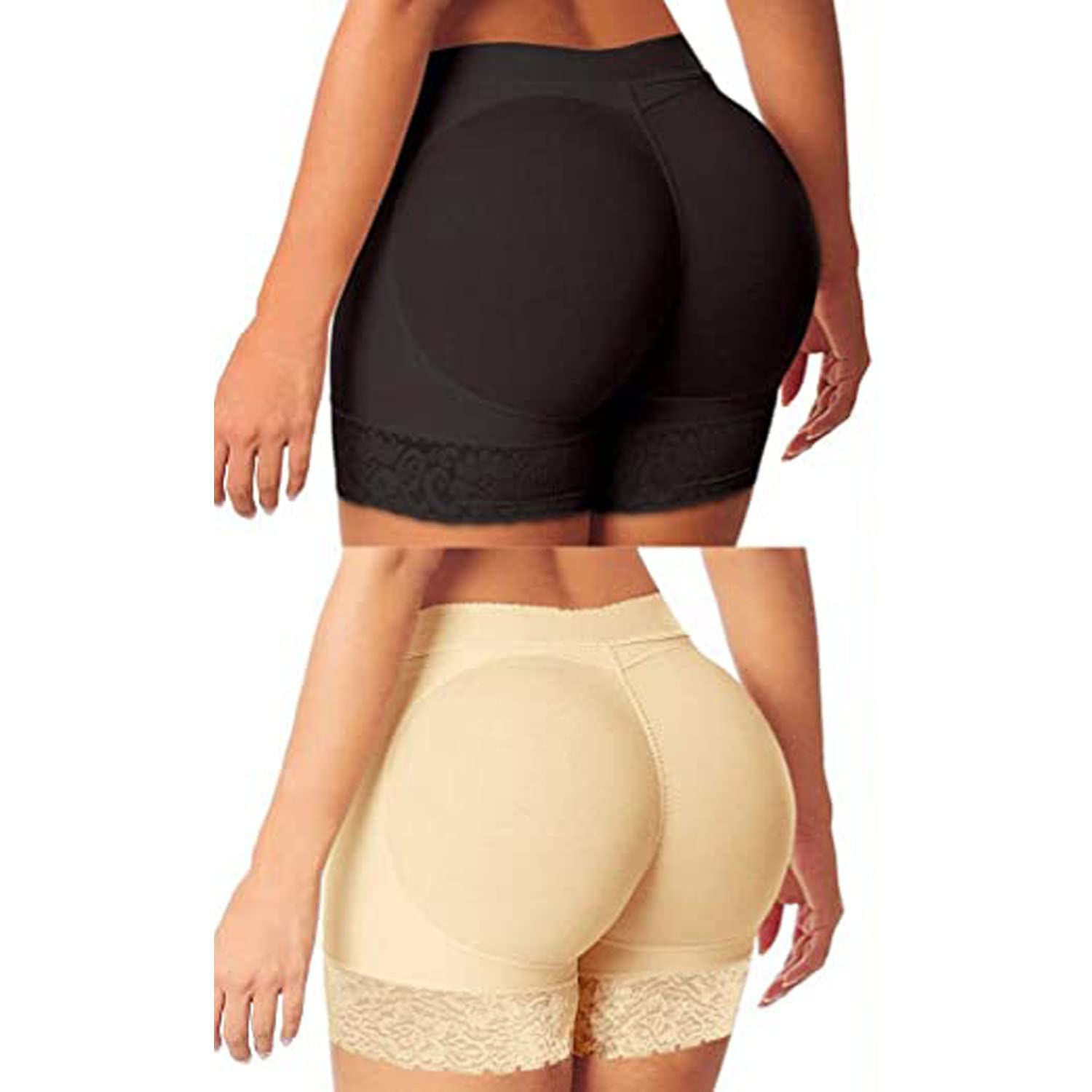 Culotte Push-up Snow Rose - Taille L, Beige, Rembourrée, Neuve Avec étiquettes, Référence X80552