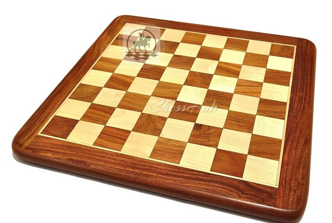 Combo of The Fierce Knight Staunton - Scacchi in legno di bosso ebanizzato e scatola di legno - 10,2 cm King con scacchiera in legno