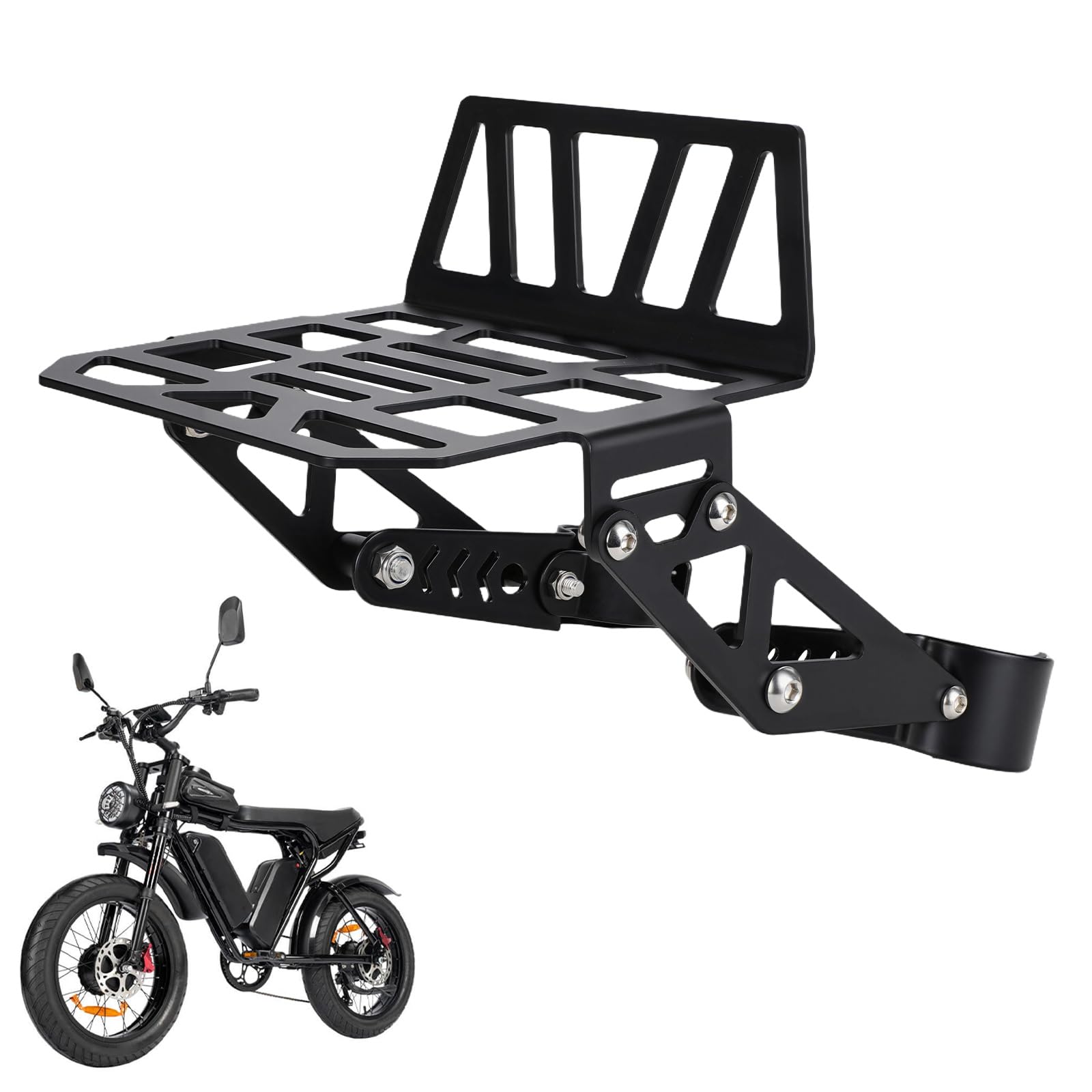 Béquille Latérale Réglable Aluminium CNC pour Ridstar Q20 Vélo Électrique | Construction CNC en Aluminium, Hauteur Réglable, Support Latéral pour Vélo Électrique, Compatible avec Ridstar Q20 E-Bike