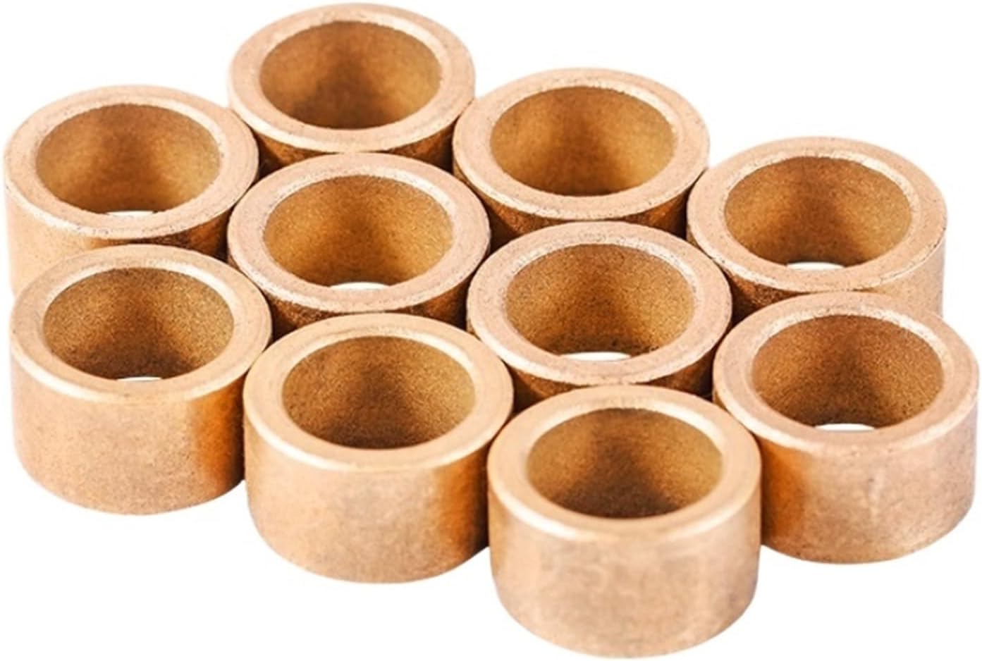 1PCS Inner Diameter 5mm Brass Bushing Powder Metallurgy Oil Bearing Copper Bushing Wear-Resistant Guide Bushing(5X7X10)