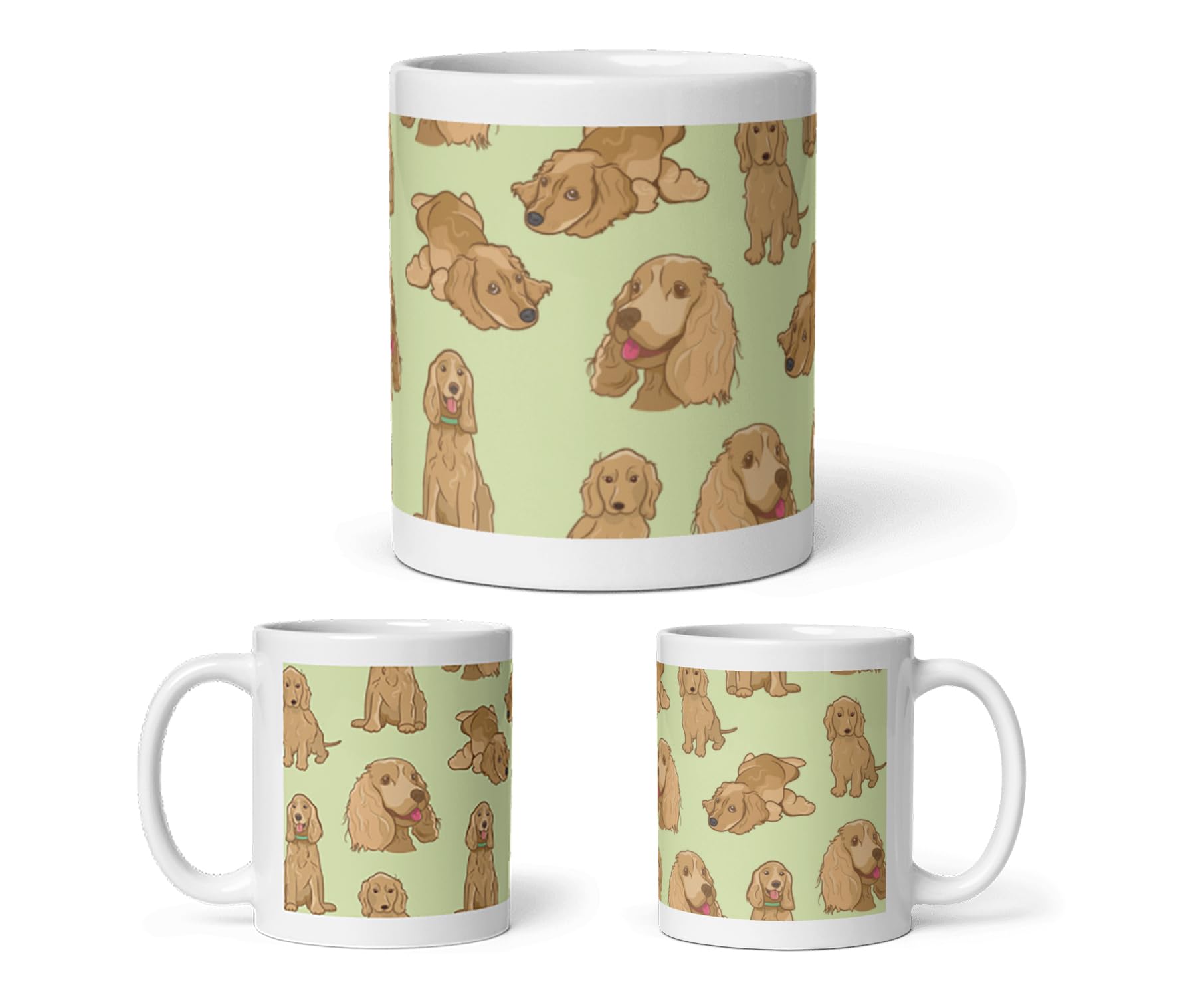 DV DESIGN 1 x Cocker Spaniel Print Mug
