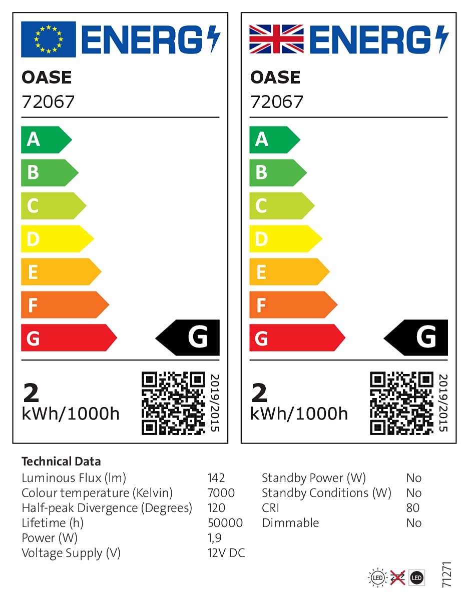 OASE biOrb 72067 TUBE 30 LED biała