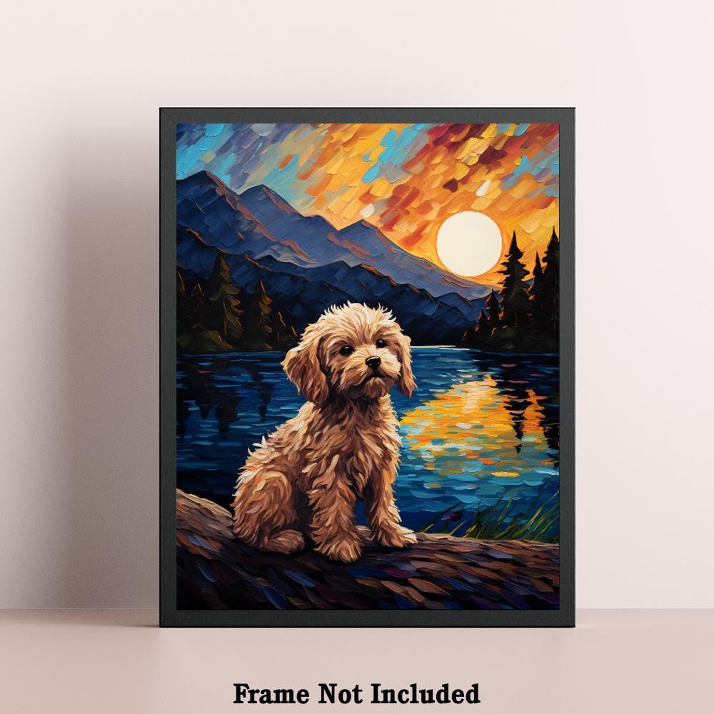 Amazon.com: Bestbuddy Pet 11X14 Unframed Starry Night Inspired