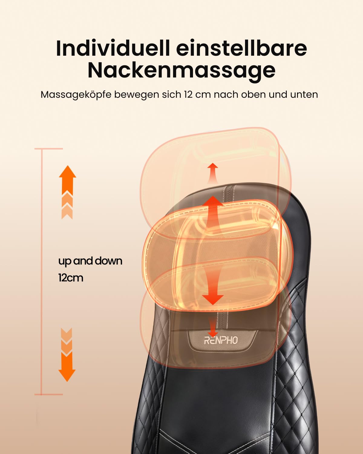 RENPHO Massage Seat, Shiatsu Cushion Back Massager with Three Massage Zones Heat Function and Vibration Massage, Deep Massage Roll Massage for Neck ... RENPHO Massage Seat, Shiatsu Cushion Back Massager with Three Massage Zones Heat Function and Vibration Massage, Deep Massage Roll Massage for Neck ...