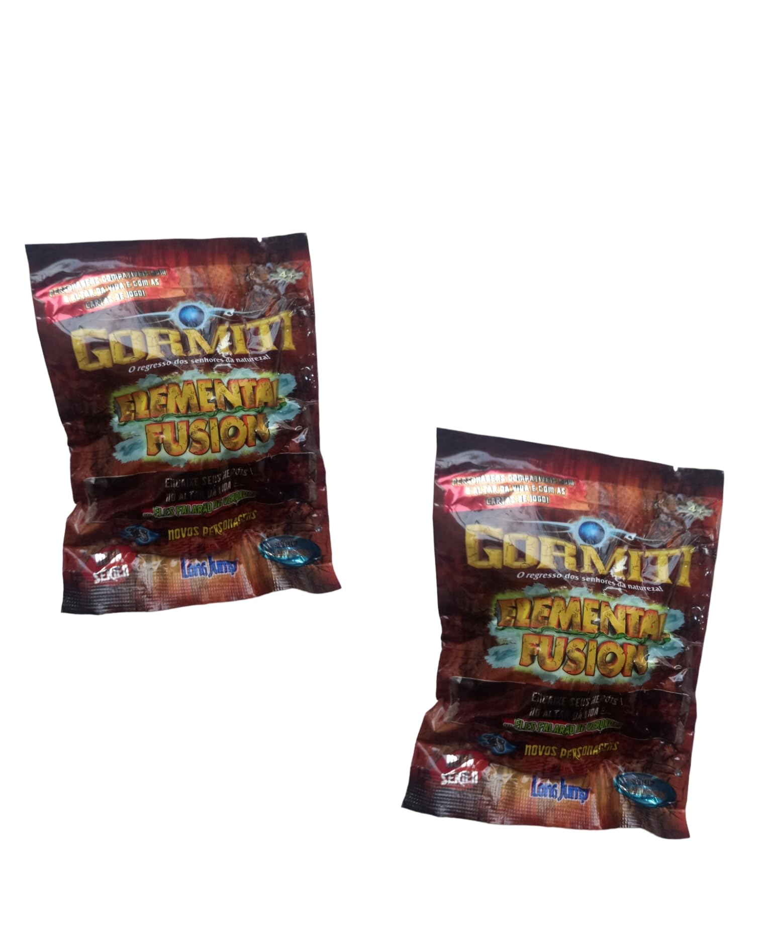 Kit Com 2 Mini Figuras Gormiti Elemental Fusion - Surpresa