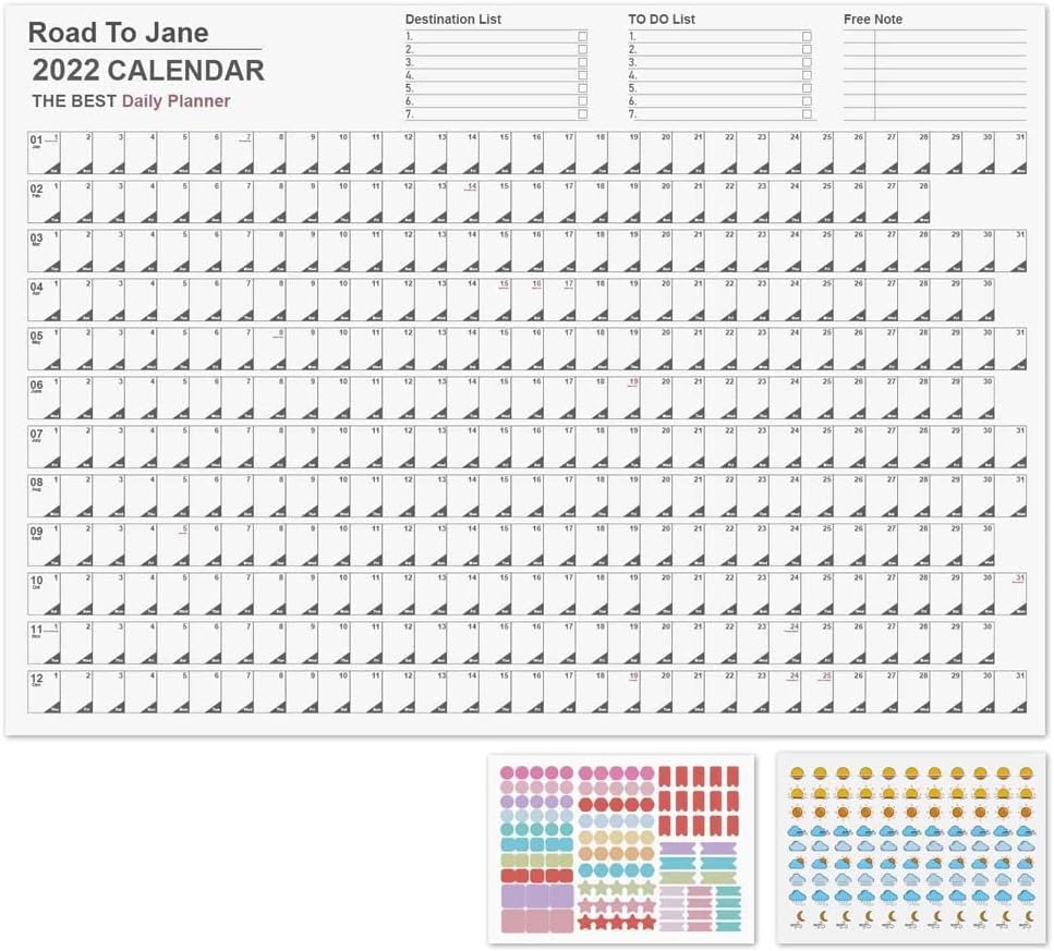 Posio カワイイ 黒 スケジュール マークステッカー付き 子供向け学習 オフィススクールホーム用 ブロック年次計画者 文房具 年次計画 22年の壁掛けカレンダー 年次計画紙 22年のカレンダー Ossies 14minds Com Posio カワイイ 黒 スケジュール マークステッカー付き 子供向け学習 オフィススクールホーム用 ブロック年次計画者 文房具 年次計画 22年の壁掛けカレンダー 年次計画紙 22年のカレンダー Ossies 14minds Com