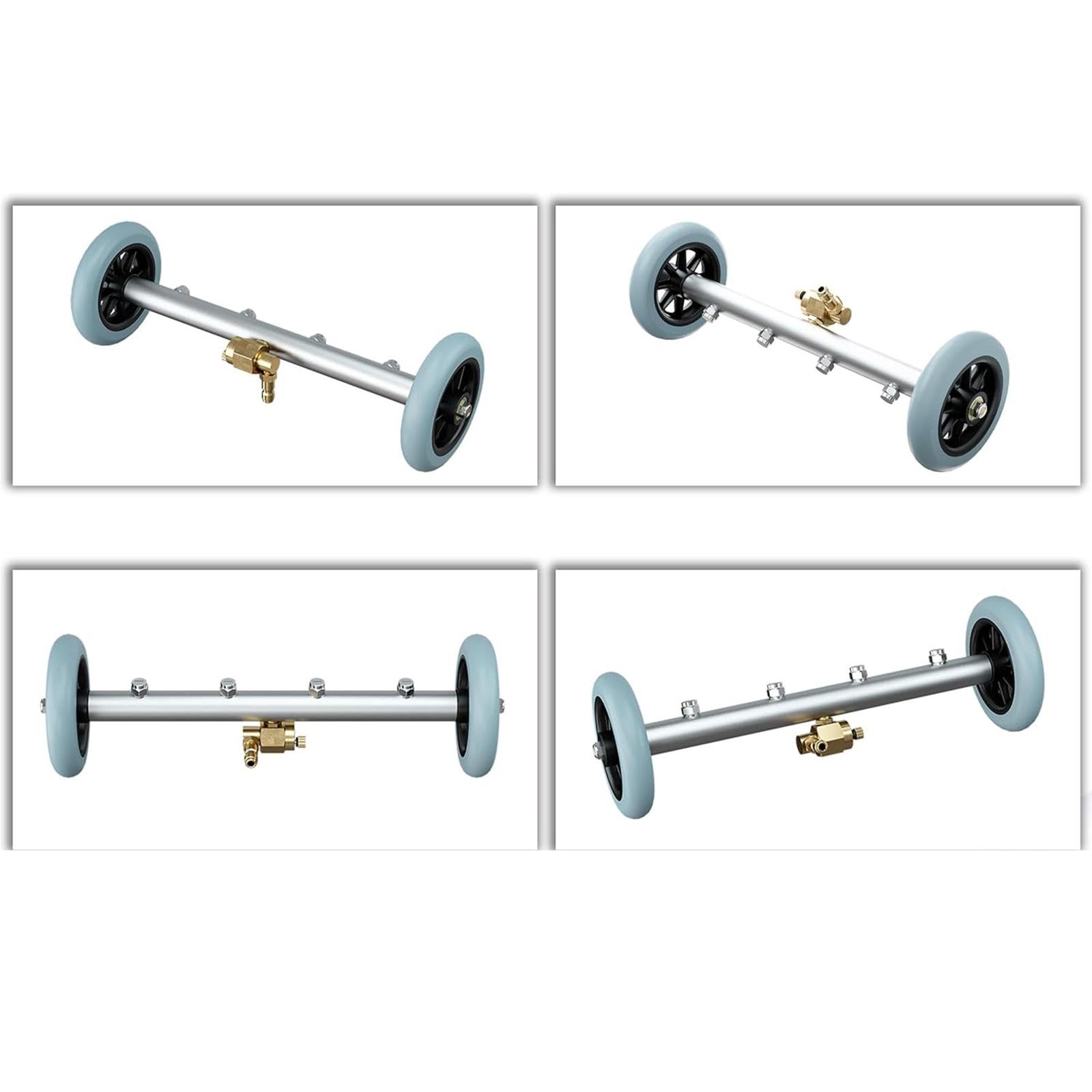 Pressure Washer Limpiador de Chasis Universal para Vehículo con Ruedas Y Conector Rápido para Remover Arena Y Aceite Adecuado para Limpieza de Coches
