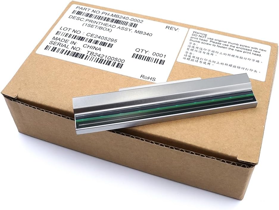 Original New Printhead for TSC MB340 MF3400 Thermal Barcode Label Printer 300dpi 98-0680031-01LF