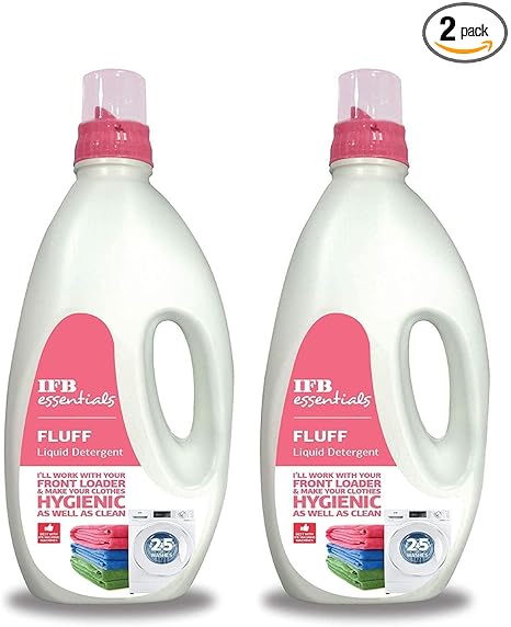 IFB Essentials Fluff Fabric Liquid Detergent -Combo of 2