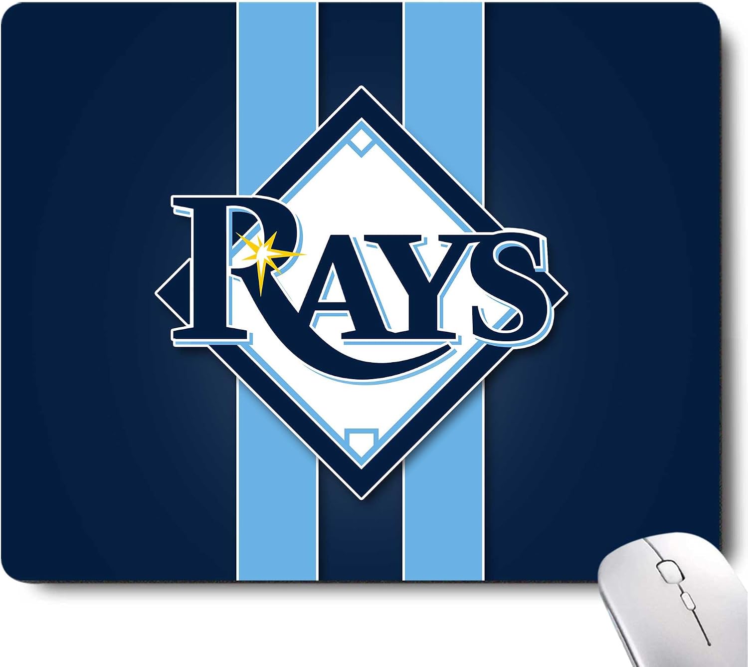 Mouse Pad, Computer Mouse Pads with Sports Theme Design, Mouse Mat Square Waterproof Mouse Pad Non-Slip Rubber Base MousePads for Office Laptop