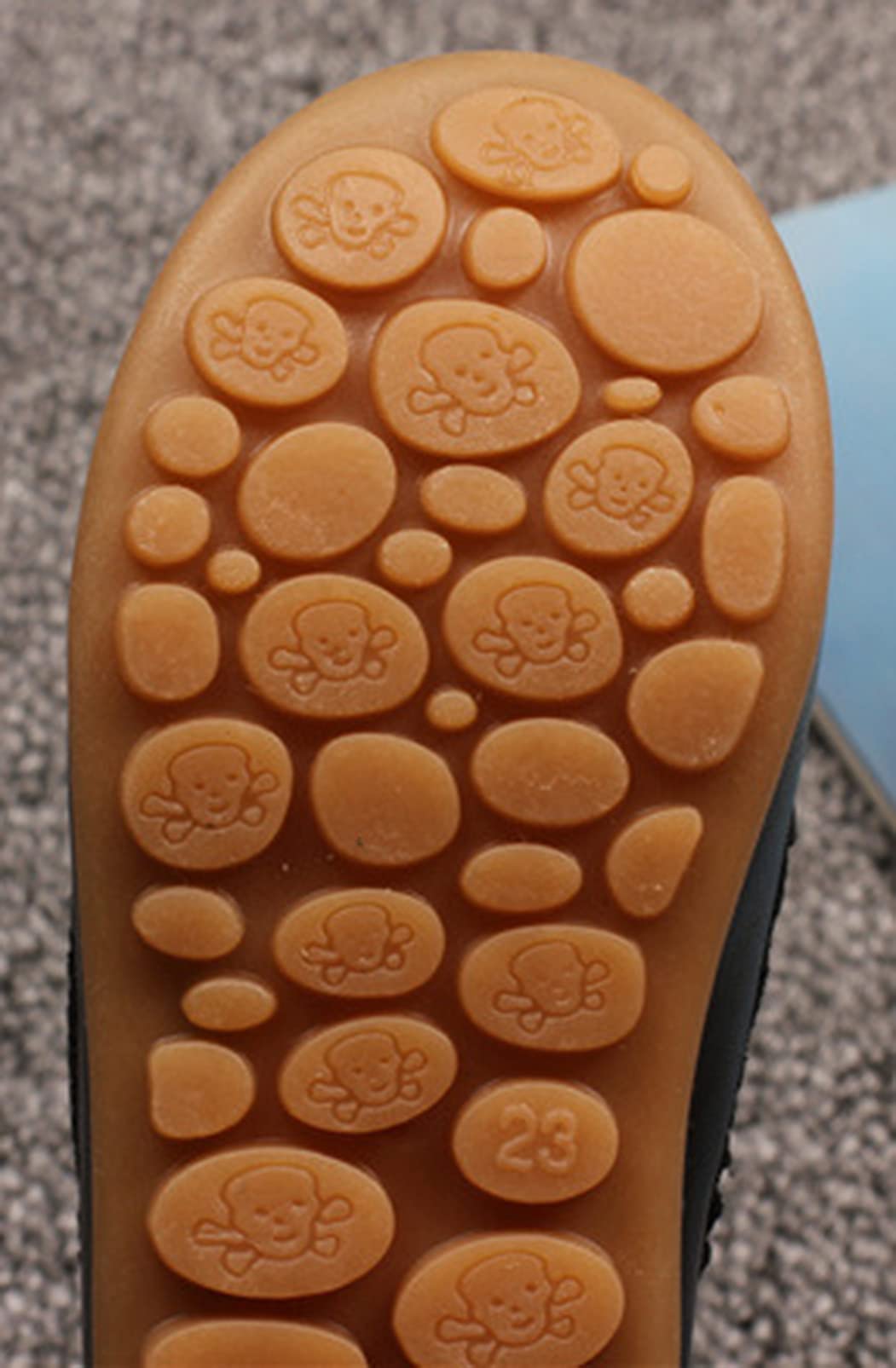 Skórzane mokasyny dla dzieci chłopcy dziewczęta moda loafers na co dzień łódź płaskie buty antypoślizgowe oksfordy wygodne buty do chodzenia, Czarny (Black), 24 EU