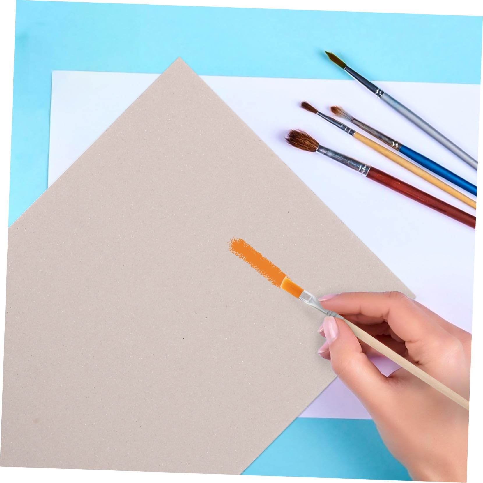 Cartoncino Spesso per Bambini 10 Pezzi Cartone Rigido | Decorazioni Scuola, Carta Bifacciale Portatile, Lavoretti Creativi per Ragazzo Ragazza, Cartone Ondulato