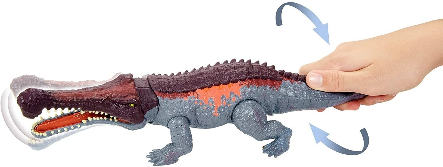 マテル　サルコスクス Amazon.co.jp: Mattel - Jurassic World Massive Biters Sarcosuchus