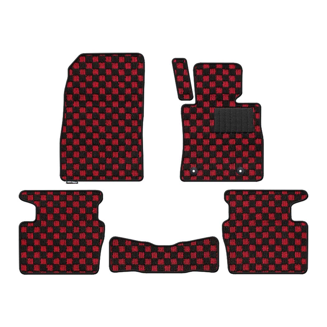 Amazon | Hotfield マツダ 互換品 デミオ DJ系 フロアマット チェック