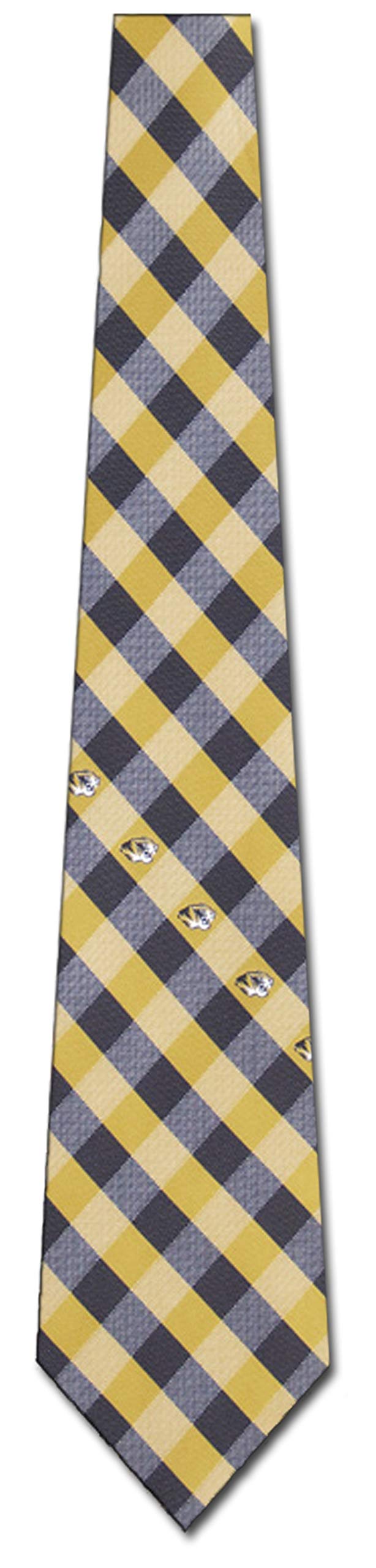 Eagles Wings Missouri Check Poly Necktie