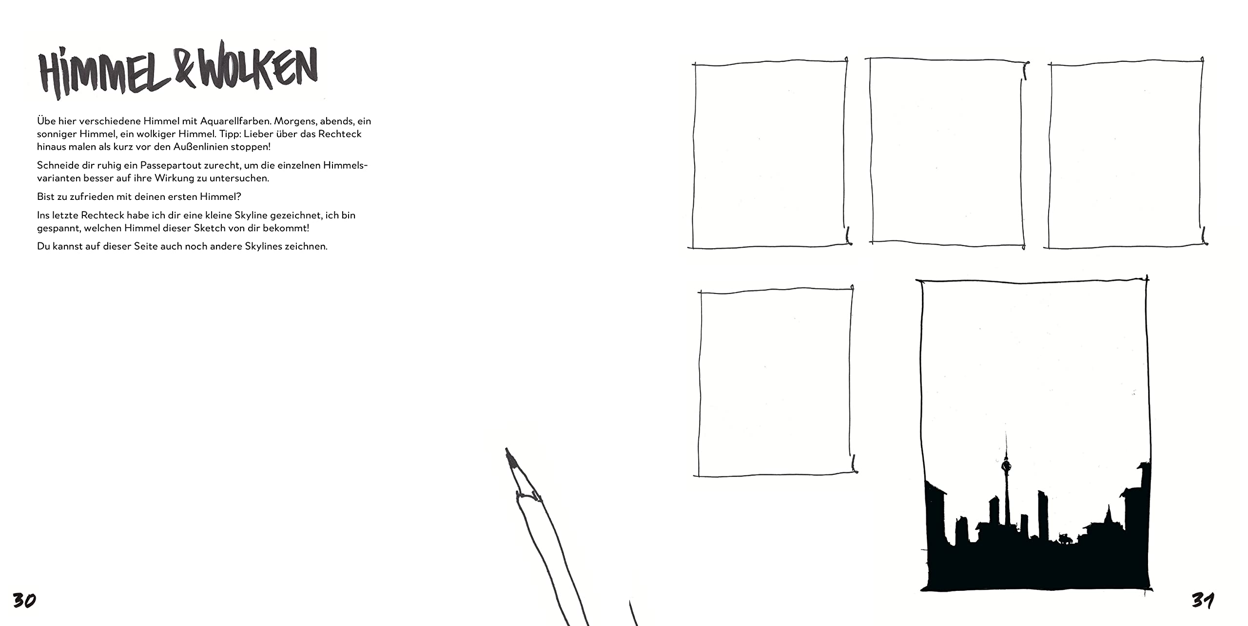 Sketch it! Übungsbuch: Mit 48 Seiten Aquarellpapier